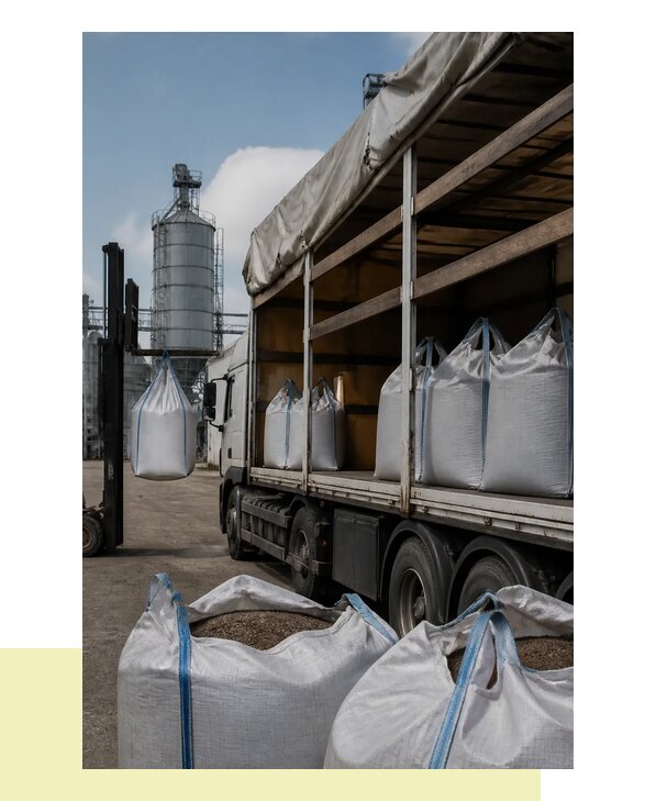Перевозка семян льна автотранспортом с доставкой в Хабаровск
